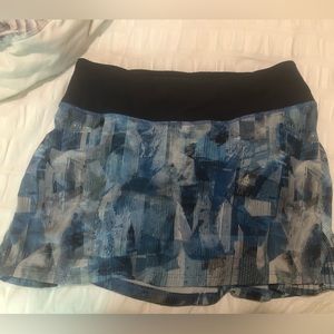 Blue lululemon skirt